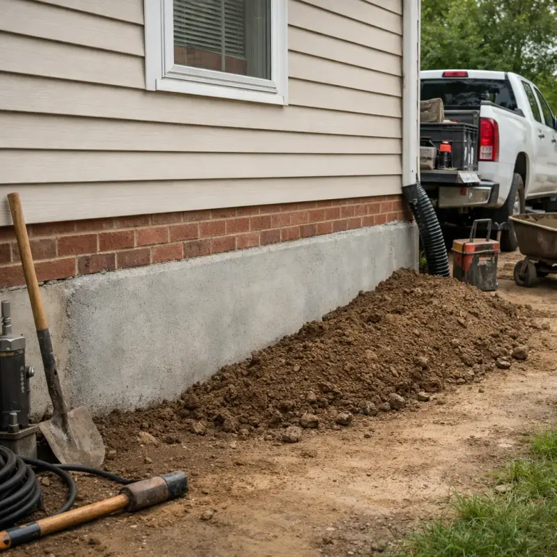 Stem Wall Repair Rockville